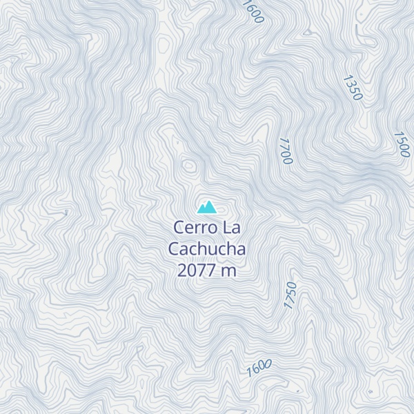 Map of Cerro La Cachucha