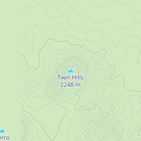 Map of Twin Hills