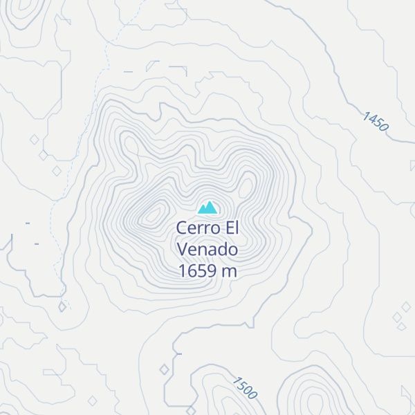 Map of Cerro El Venado