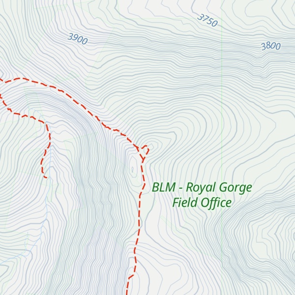 Map of Gemini Peak