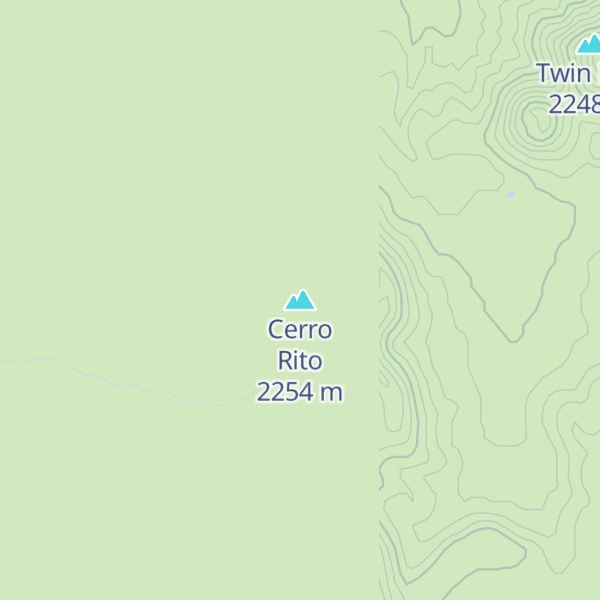 Map of Cerro Rito
