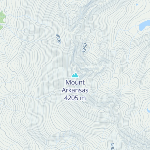 Map of Mount Arkansas
