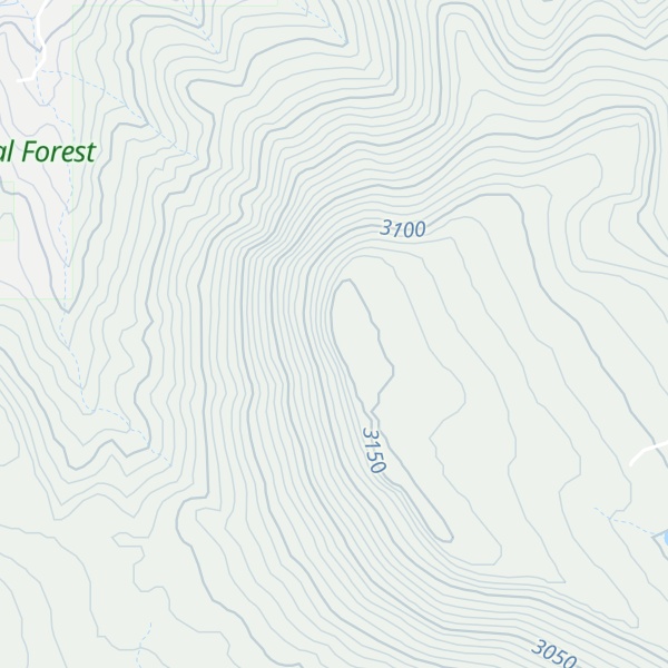 Map of Broke Off Mountain