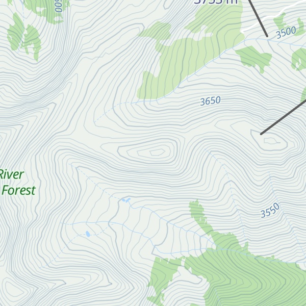 Map of Tucker Mountain