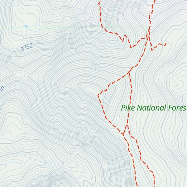 Map of Mount Sheridan