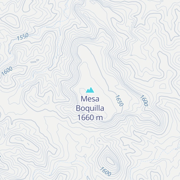 Map of Mesa Boquilla