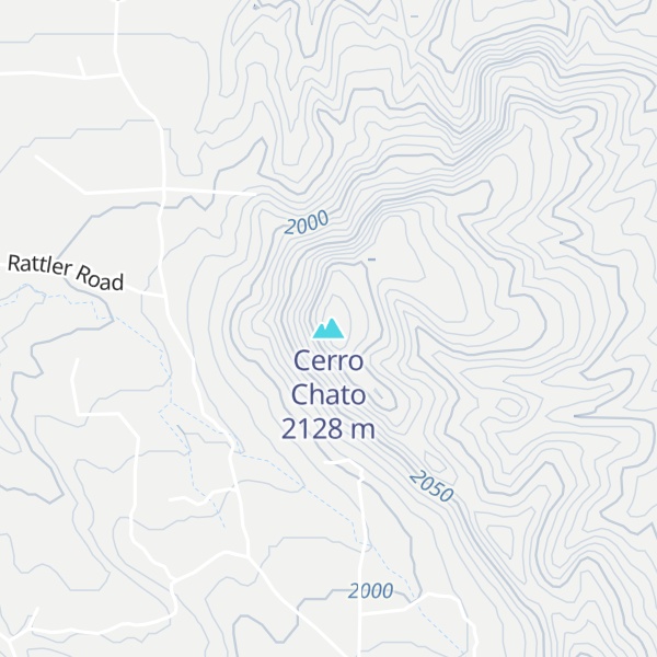 Map of Cerro Chato