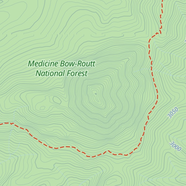 Map of Haystack Mountain