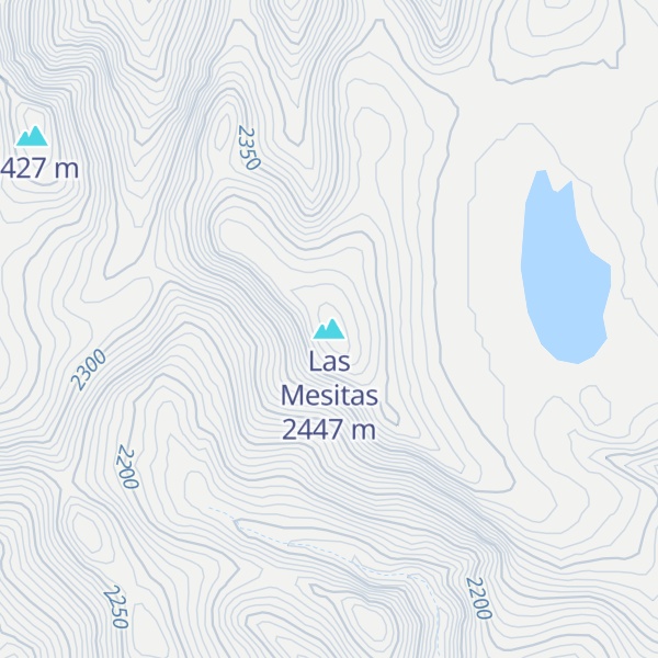 Map of Las Mesitas