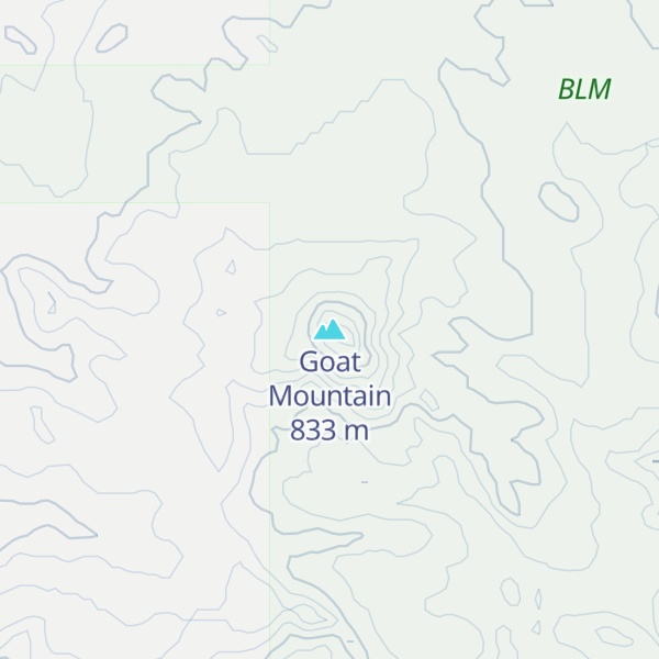 Map of Goat Mountain