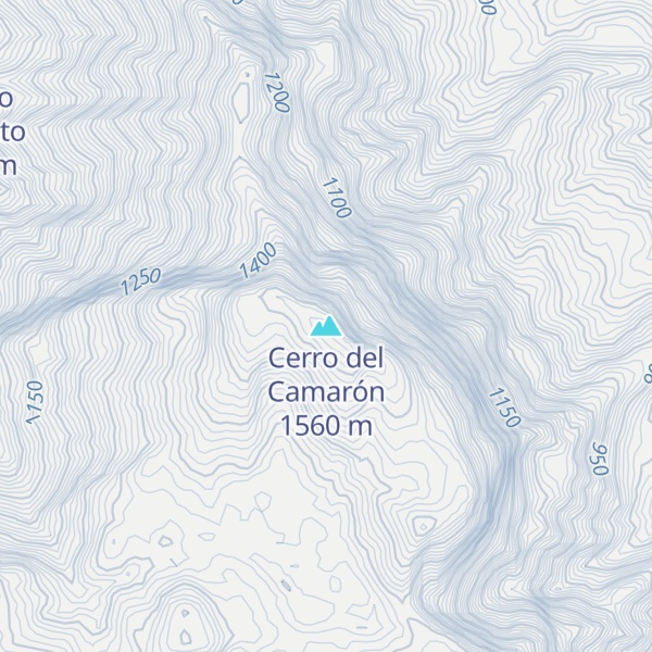 Map of Cerro del Camarón