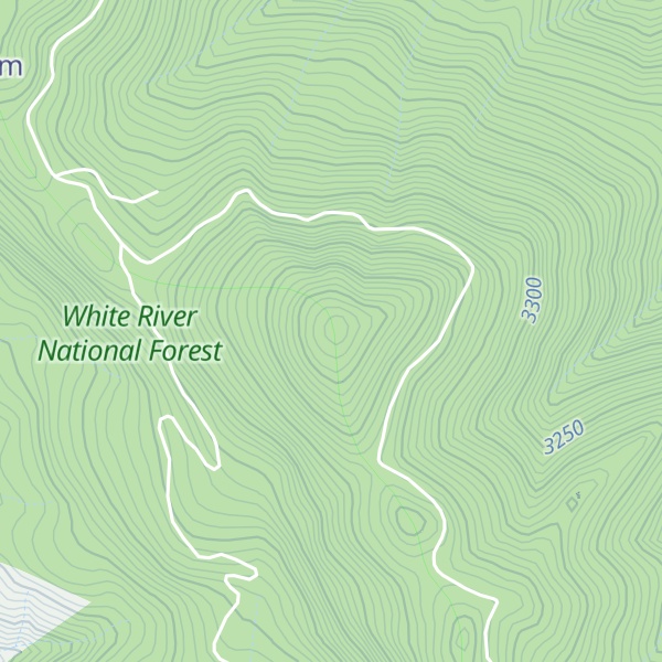 Map of Williams Peak