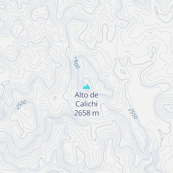 Map of Alto de Calichi