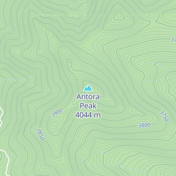 Map of Antora Peak
