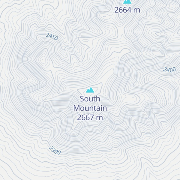 Map of South Mountain