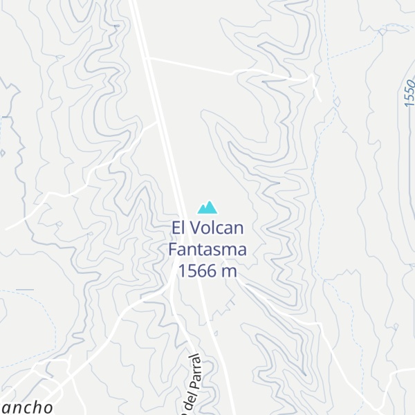 Map of El Volcan Fantasma