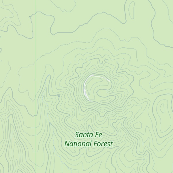 Map of Colorado Peak