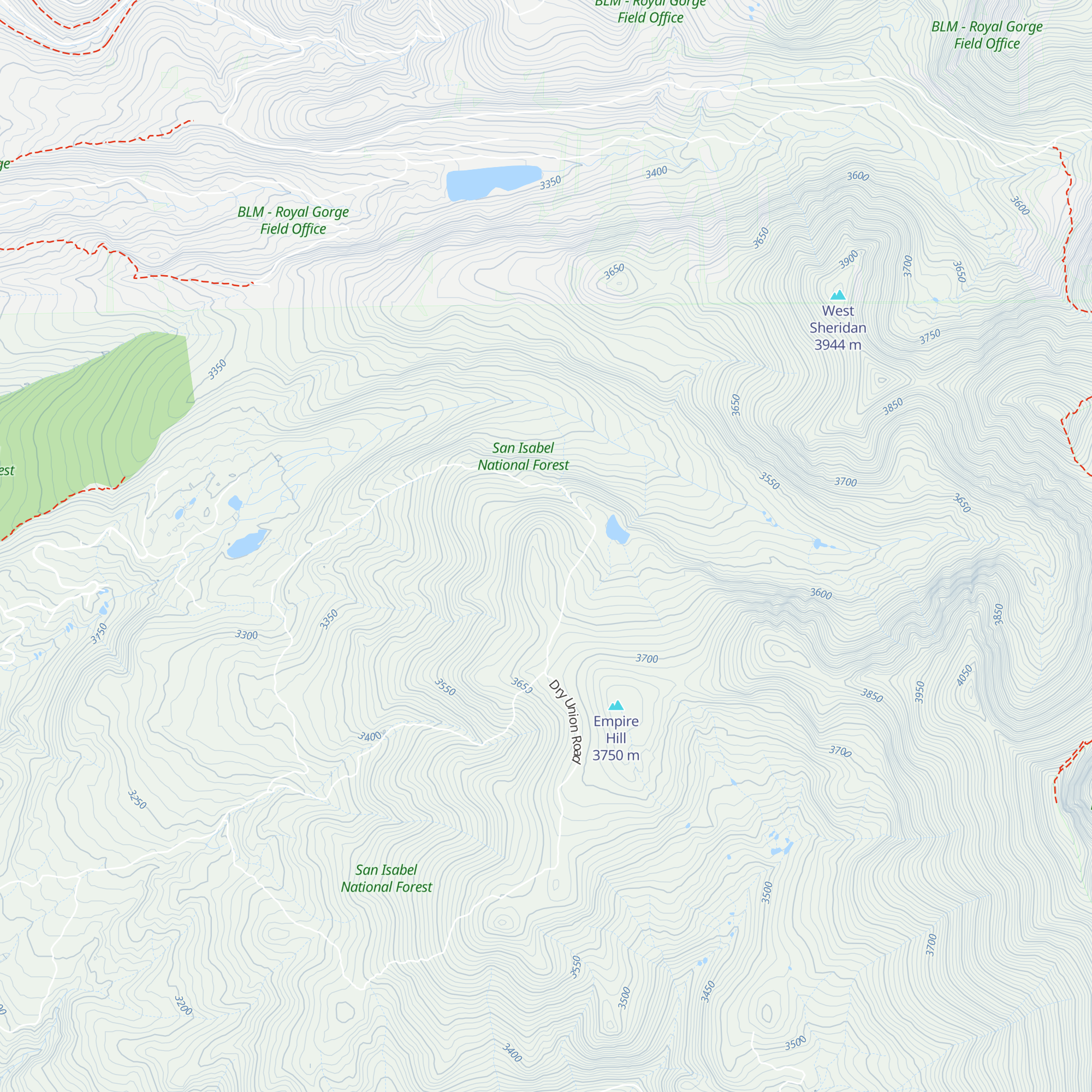 Leadville Backcountry Yurts map