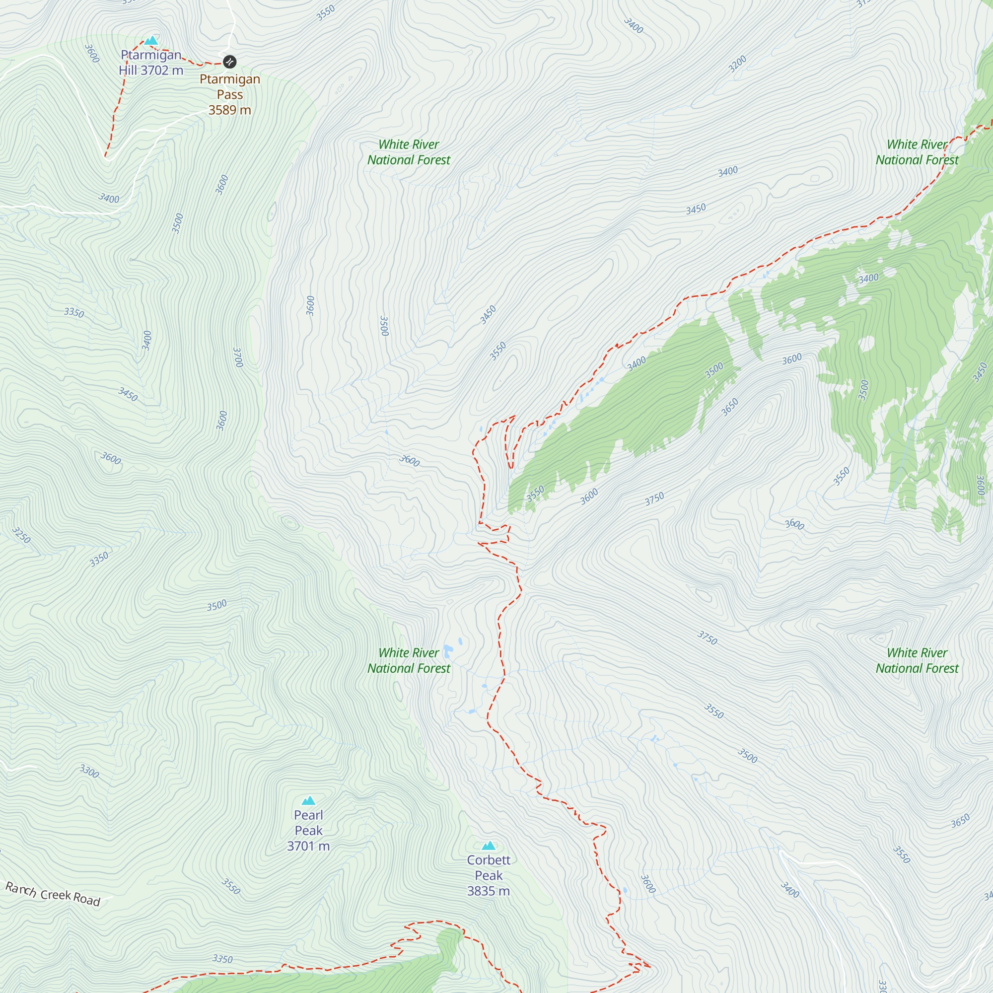 Janet's cabin map