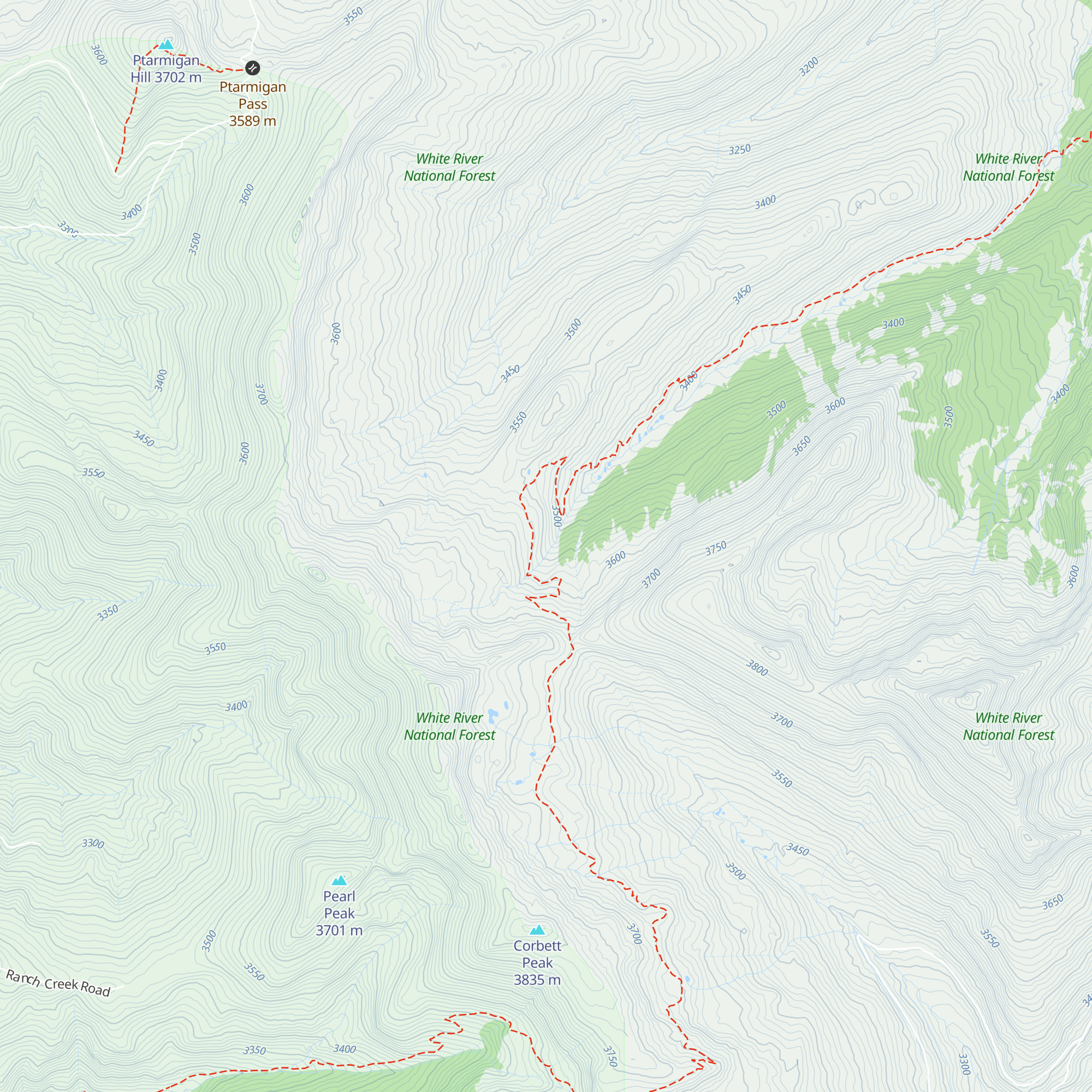Janet's cabin map
