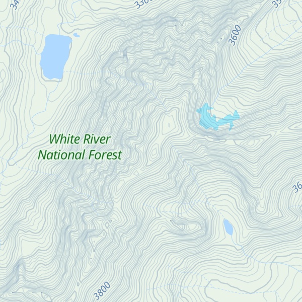 Map of Keller Mountain