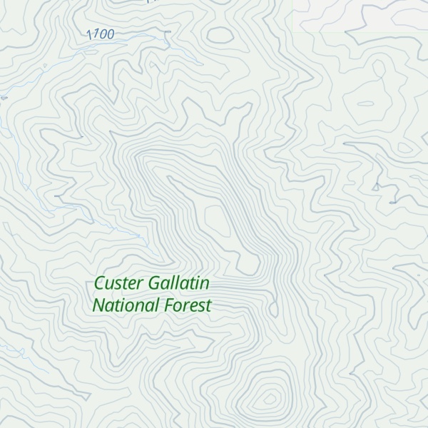 Map of King Mountain