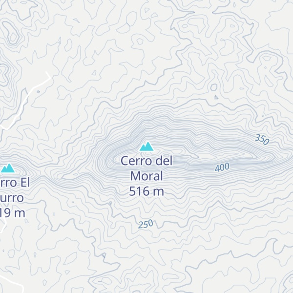 Map of Cerro del Moral