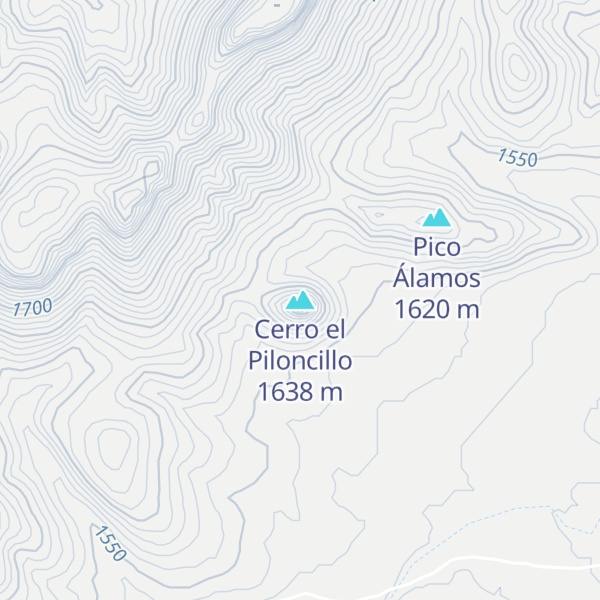 Map of Cerro el Piloncillo