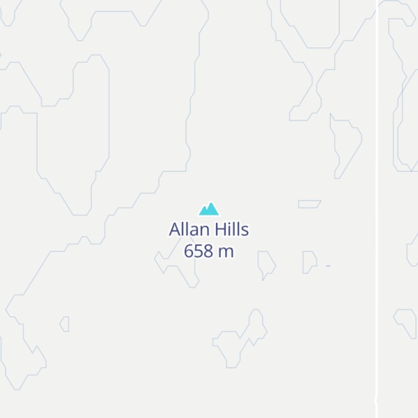 Map of Allan Hills