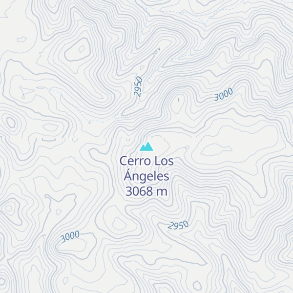 Map of Cerro Los Ángeles