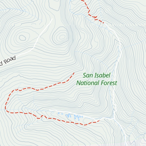 Map of Sangree M. Froelicher Hut