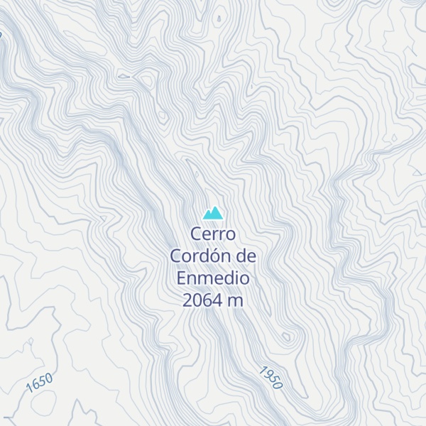 Map of Cerro Cordón de Enmedio