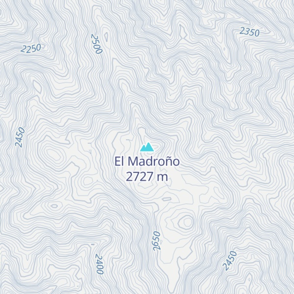 Map of El Madroño