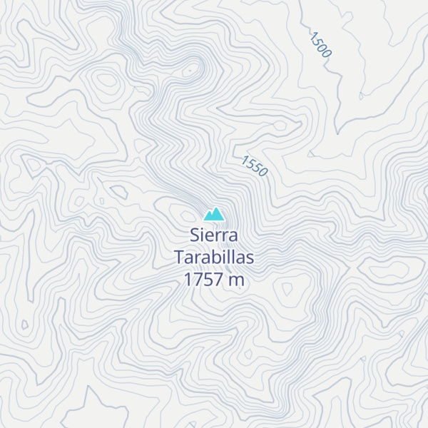 Map of Sierra Tarabillas