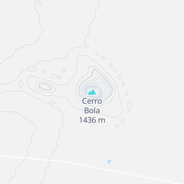 Map of Cerro Bola