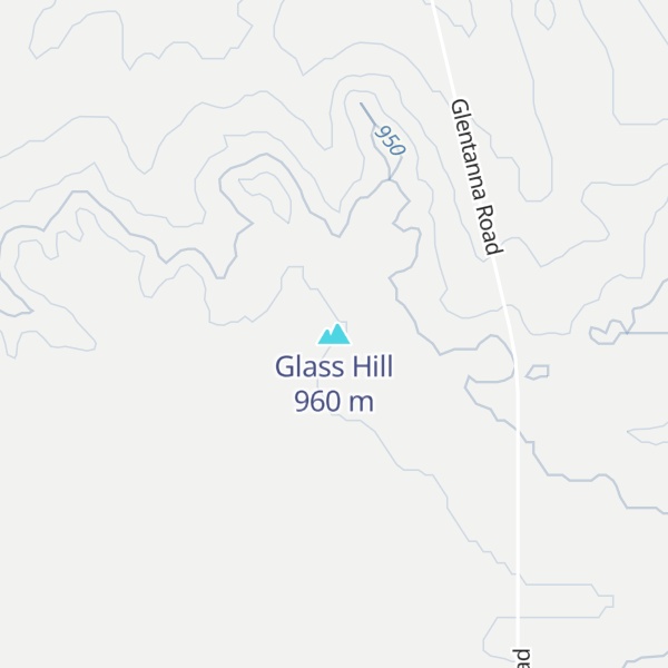 Map of Glass Hill