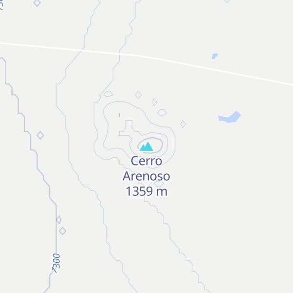 Map of Cerro Arenoso