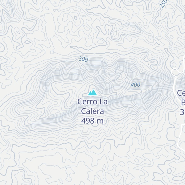 Map of Cerro La Calera