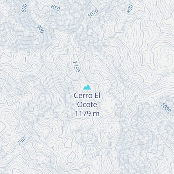 Map of Cerro El Ocote