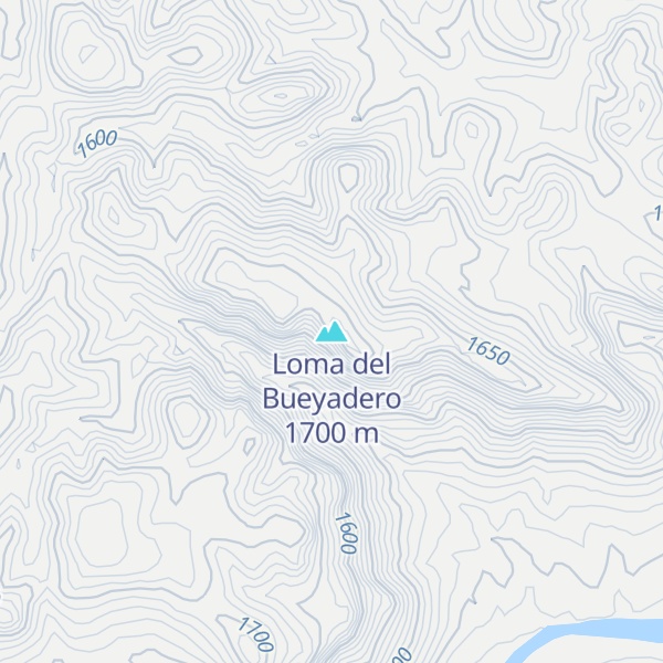 Map of Loma del Bueyadero