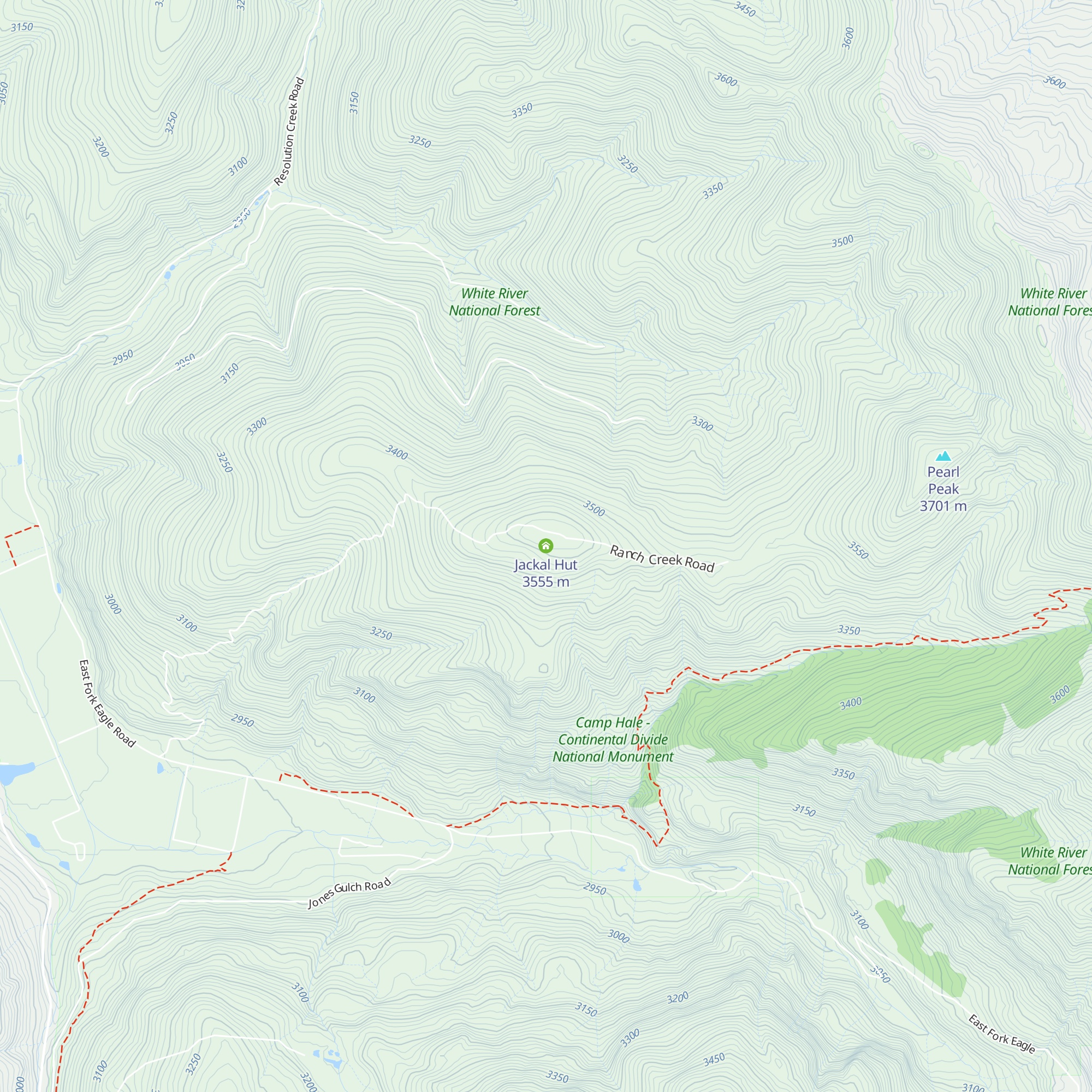 Jackal Hut map