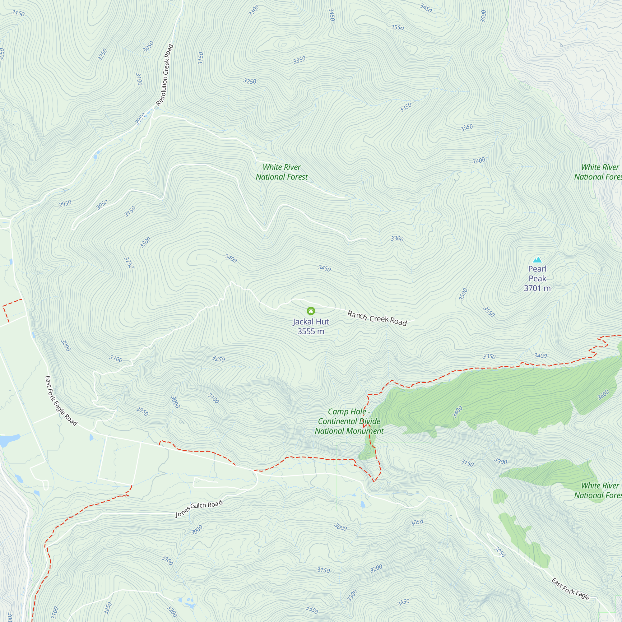 Jackal Hut map