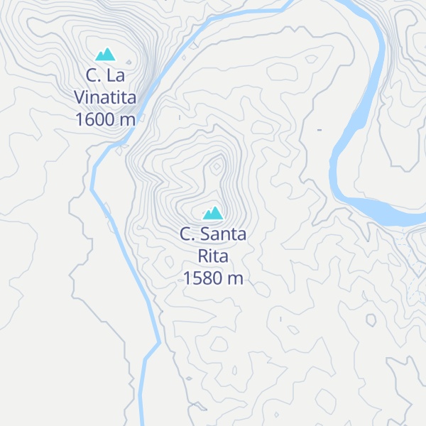 Map of C. Santa Rita