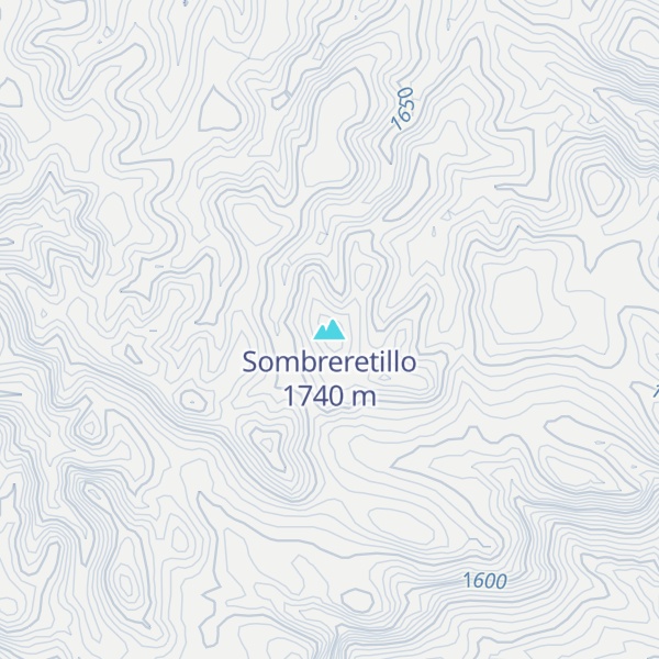 Map of Sombreretillo