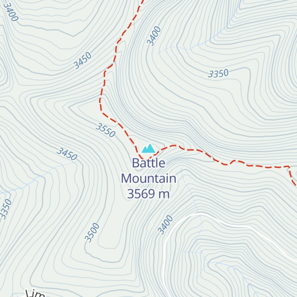 Map of Battle Mountain