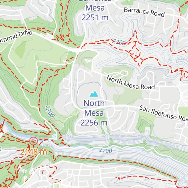 Map of North Mesa