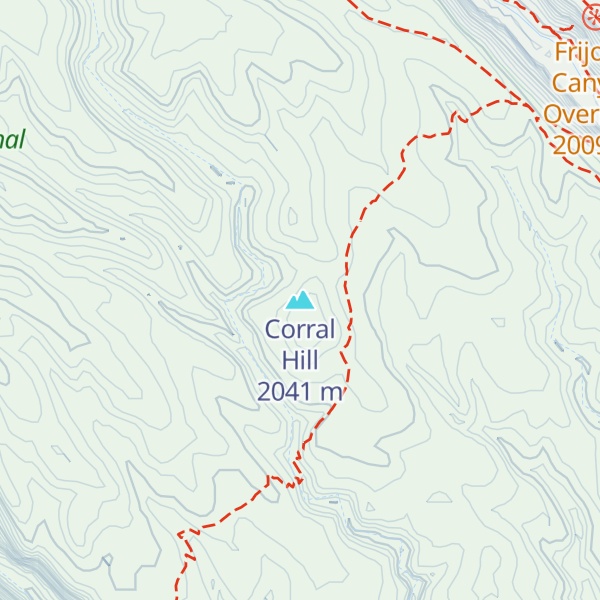Map of Corral Hill