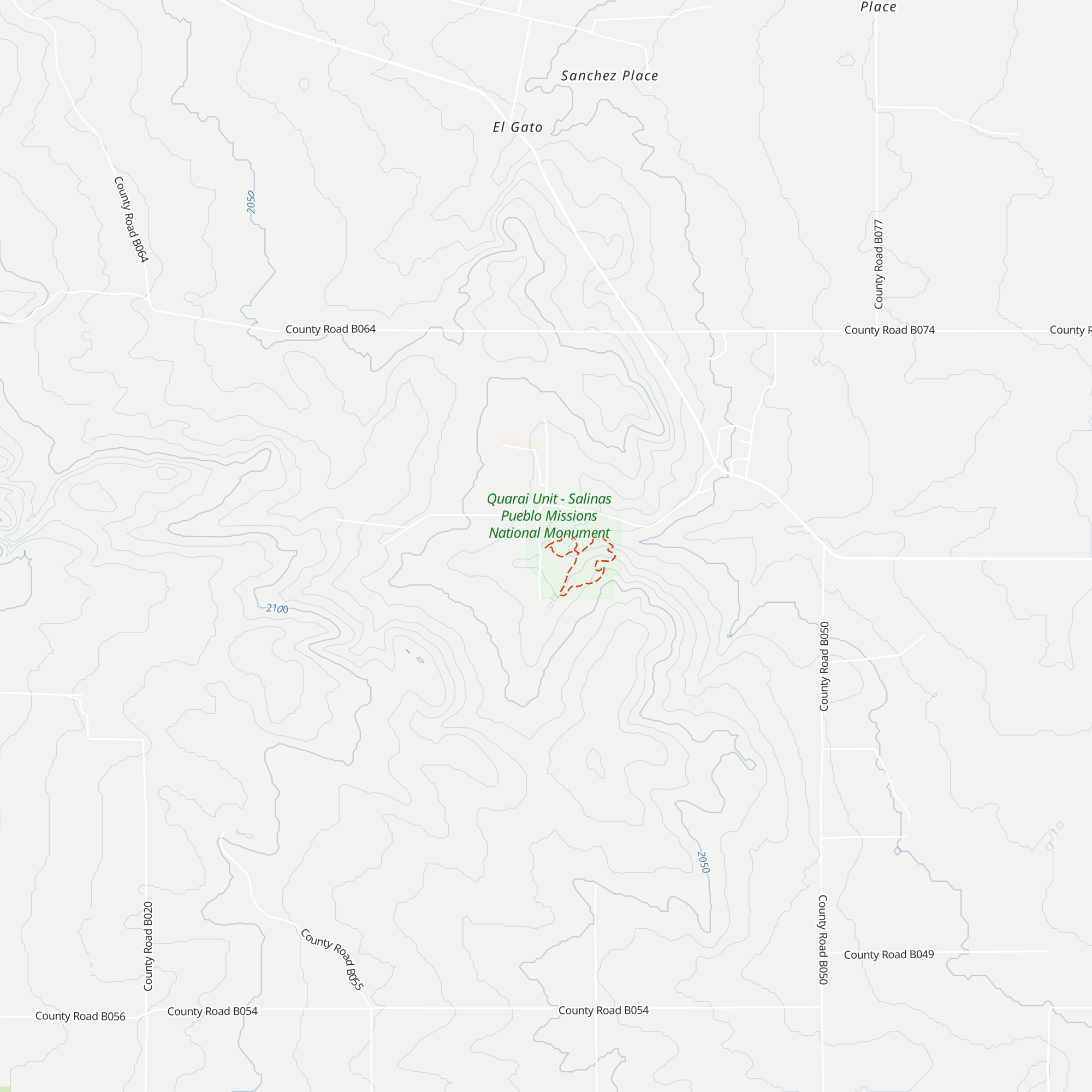 Quarai Visitor Center map