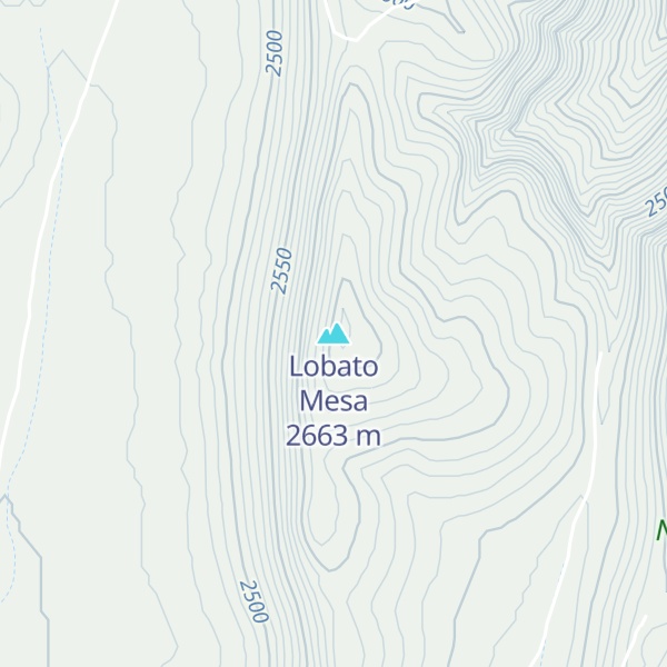 Map of Lobato Mesa