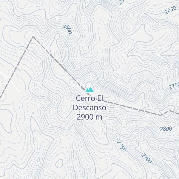 Map of Cerro El Descanso